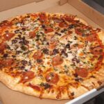 A photo of our Deluxe Pizza at Loaves and Fishes Family Kitchen in Temiskaming Shores.