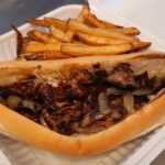 A photo of our Mia's Beef Steak Sandwich at Loaves and Fishes Family Kitchen in Temiskaming Shores.