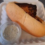 Fish and Chips in Earlton. The blackened fish sandwich at Loaves and Fishes Family Kitchen food truck, providing restaurant food to Temiskaming Shores, New Liskeard, Engelhart, Cobalt, Thornloe, Earlton, Haileybury and surrounding areas.