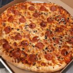 The Canuk pizza at Loaves and Fishes Family Kitchen food truck, providing restaurant food to Temiskaming Shores, New Liskeard, Engelhart, Cobalt, Thornloe, Earlton, Haileybury and surrounding areas.