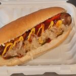 The debrazini sausage at Loaves and Fishes Family Kitchen food truck, providing restaurant food to Temiskaming Shores, New Liskeard, Engelhart, Cobalt, Thornloe, Earlton, Haileybury and surrounding areas.
