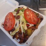 A photo of our Veggie Loaded Poutine at Loaves and Fishes Family Kitchen in Temiskaming Shores.