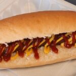 Jumbo Hot Dog from our restaurant serving Cobalt, Elk Lake, and Earlton. Try one of our delicious desserts including funnel cakes and soft serve ice cream.